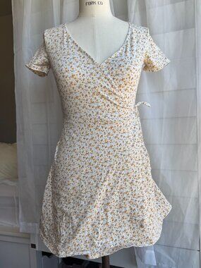Hollister Co. Women's Floral Wrap-dress